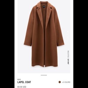 Zara Lapel Coat